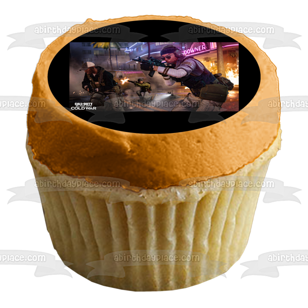 Call of Duty Black Ops Cold War Miami Alex Mason Edible Cake Topper Image ABPID53404