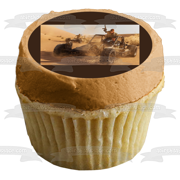 Imagen comestible para tarta comestible con satélite de la Guerra Fría de Call of Duty Black Ops ABPID53405 