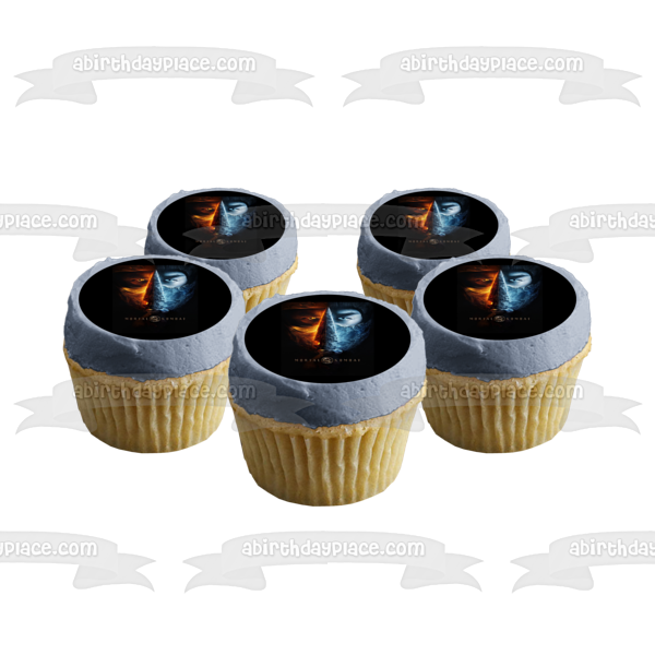 Mortal Kombat Movie Poster Edible Cake Topper Image ABPID53711