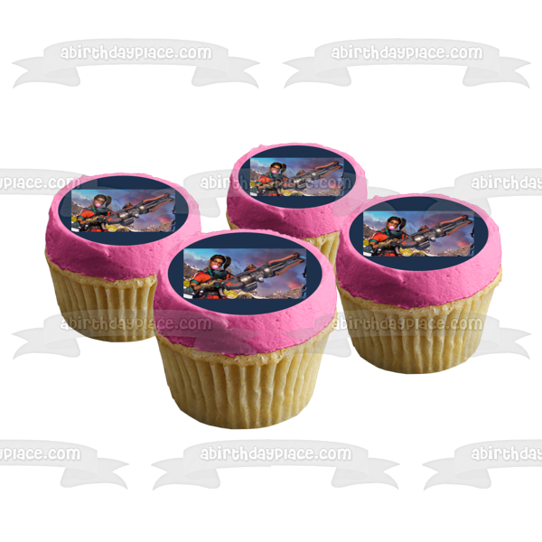Apex Legends Rampart Edible Cake Topper Image ABPID53438
