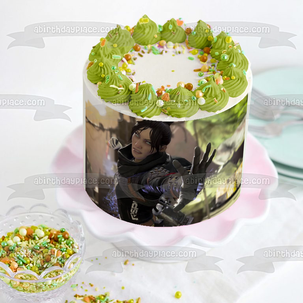 Apex Legends Wraith Edible Cake Topper Image ABPID53439