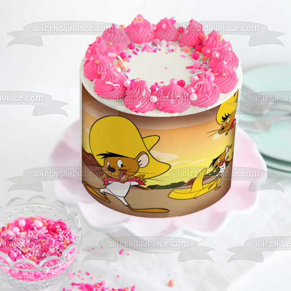 Speedy Gonzales Cartoon Character Animated TV Show Warner Brothers Looney Tunes Edible Cake Topper Image ABPID53451