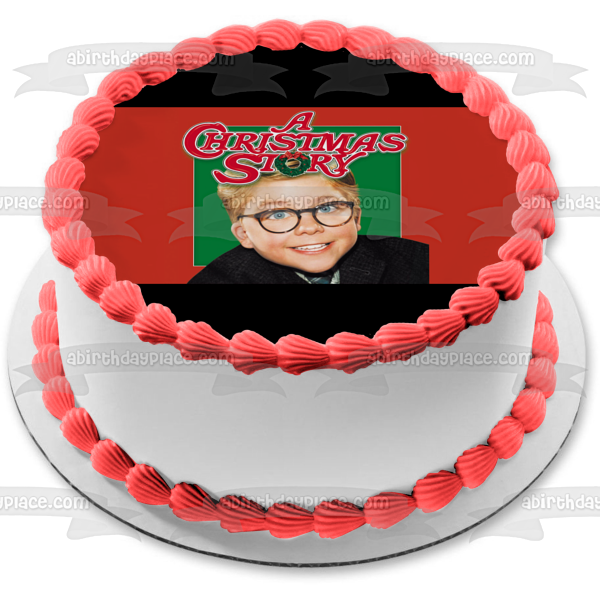 Adorno comestible especial para tarta navideña de Ralphie, una historia de Navidad, imagen ABPID53479 