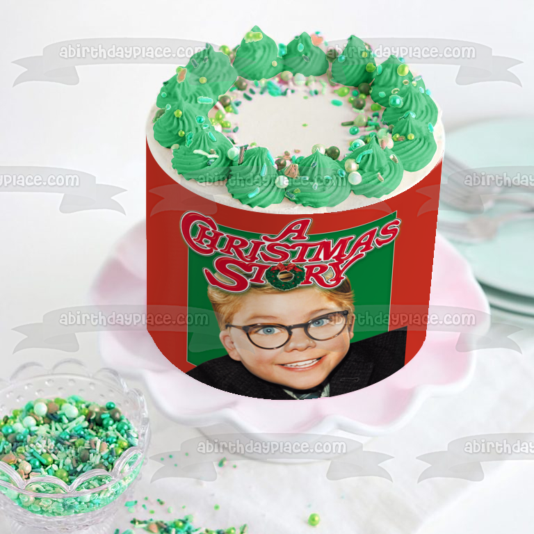 Adorno comestible especial para tarta navideña de Ralphie, una historia de Navidad, imagen ABPID53479 