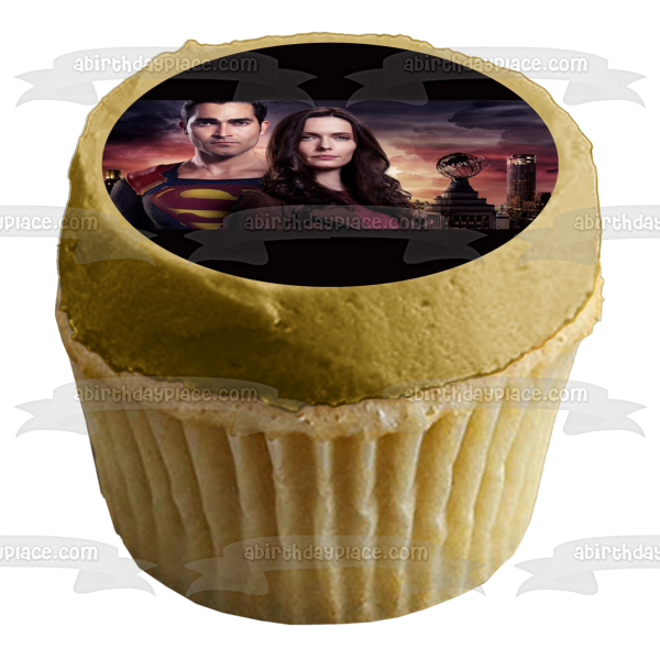 Superman and Lois DC Comics Edible Cake Topper Image ABPID53852