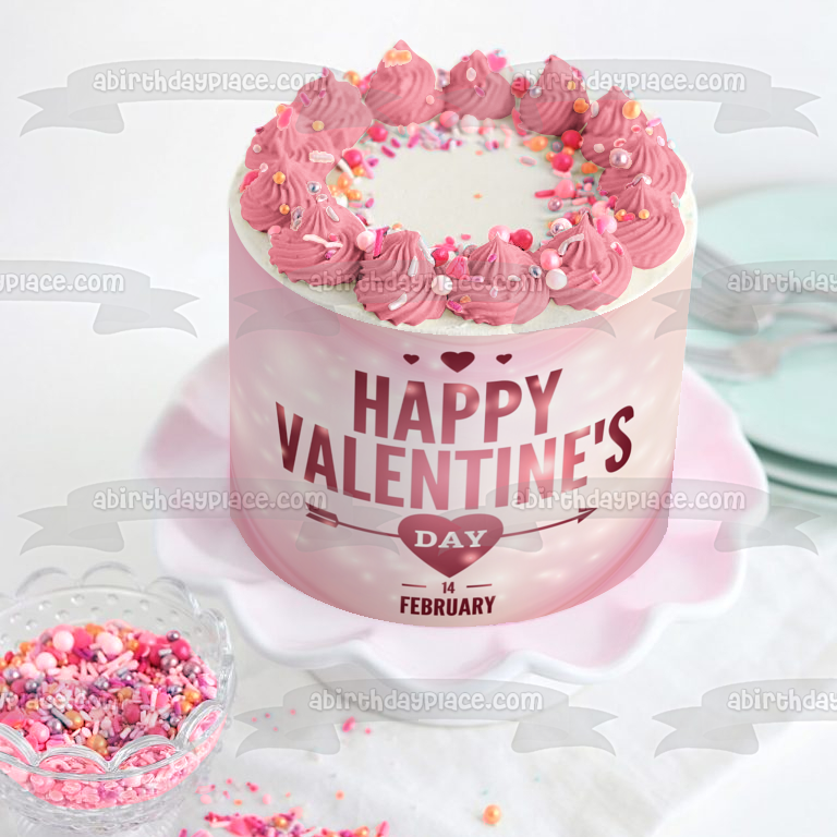 EDIBLE LETTER CAKE TOPPERS  VALENTINE´S DAY SPECIAL 