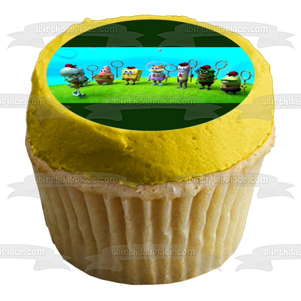 Kamp Koral: SpongeBob’s Under Years Patrick Sandy Squidword Edible Cake Topper Image ABPID53862