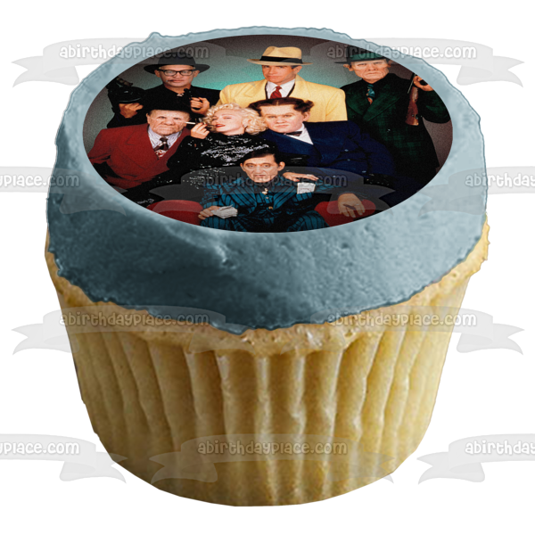 Dick Tracy Live Action Comic Book Movie Villains Edible Cake Topper Image ABPID53619