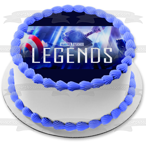 Imagen de decoración comestible para tarta de Legends Marvel Studios ABPID53901 