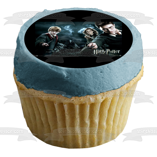 Harry Potter Order of the Phoenix Flying Casting Spells Wands Storms Edible  Cake Topper Image ABPID53639