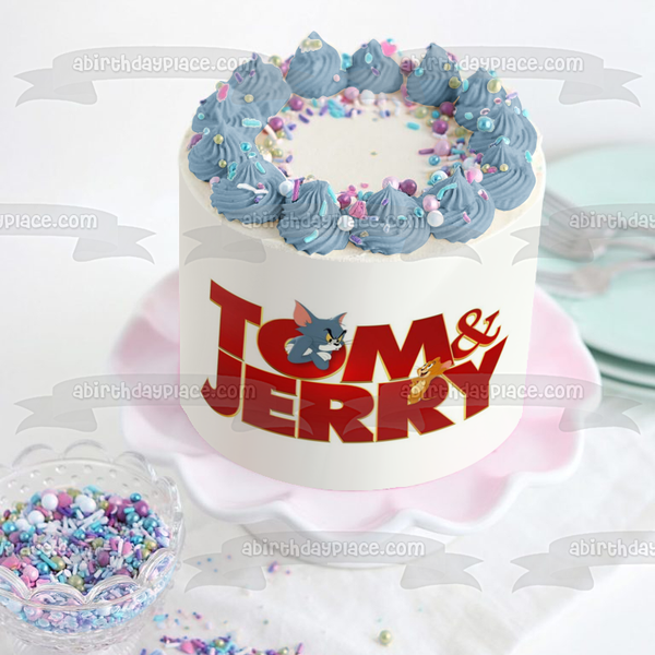 Tom & Jerry Movie Edible Cake Topper Image ABPID53938