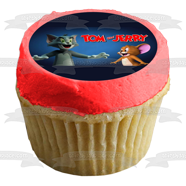 Imagen comestible para decoración de tarta de la película Tom y Jerry ABPID53940 