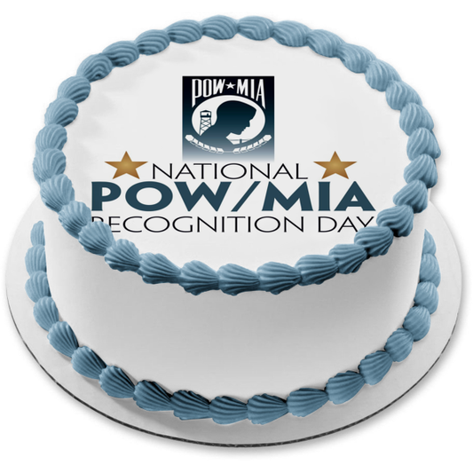 Imagen de decoración comestible para tarta del Día Nacional de Reconocimiento de POW/MIA ABPID54226 