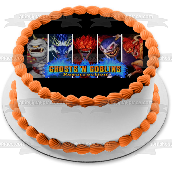 Ghosts N' Goblins Resurrection Edible Cake Topper Image ABPID53975