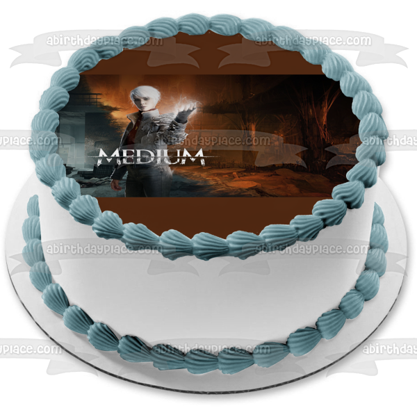 La imagen de adorno comestible para pastel mediano ABPID53982 