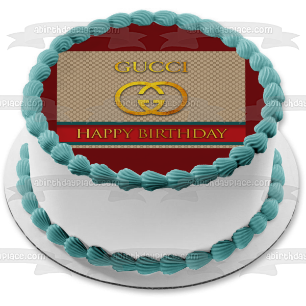 Gucci fondant embosser  Gucci cake, Logo cookies, Cake decorating