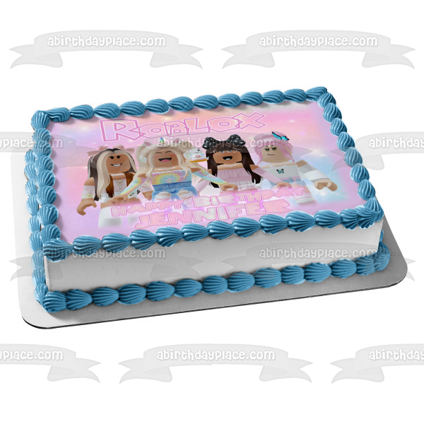 Roblox Girls – Edible Cake Topper – Edible Cake Toppers