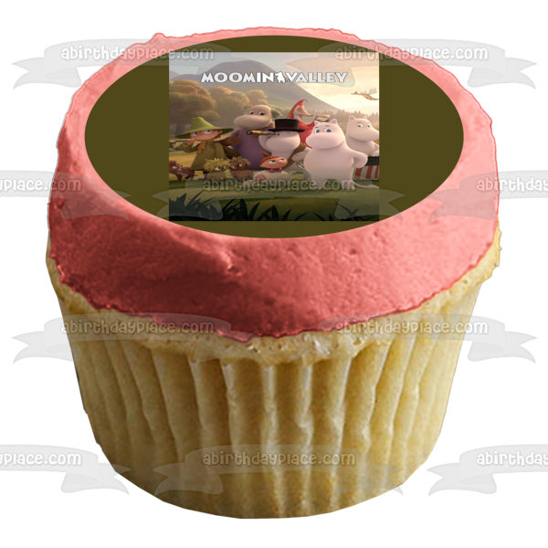 Moominvalley Moominpapa Moominmama Snork Maiden Moomintroll Edible Cake Topper Image ABPID54385