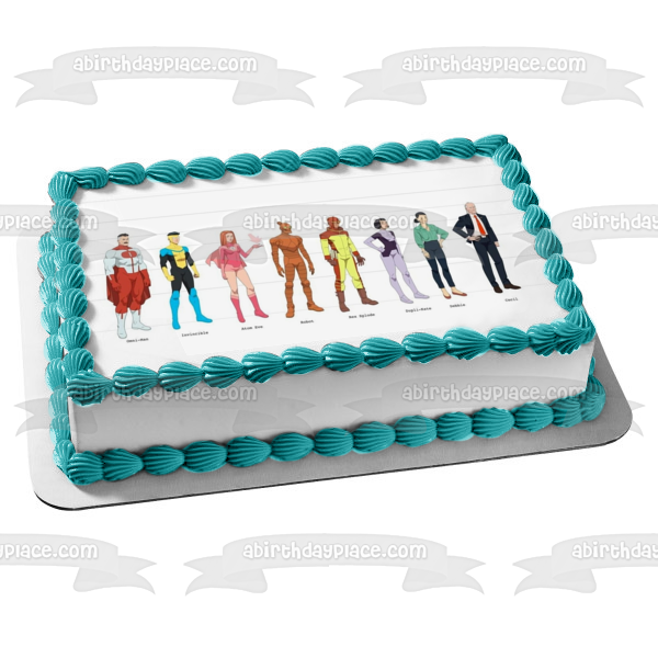 10+ Best Invincible Birthday Cake Ideas and Designs (2025) 10 Invincible Omni-Man Rex Splode Edible Cake Topper Image ABPID54390 – A Birthday Place