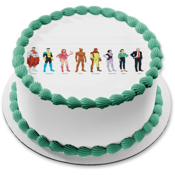 10+ Best Invincible Birthday Cake Ideas and Designs (2025) 11 Invincible Omni-Man Rex Splode Edible Cake Topper Image ABPID54390 – A Birthday Place