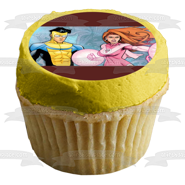 10+ Best Invincible Birthday Cake Ideas and Designs (2025) 13 Invincible Omni-Man Samantha Eve Edible Cake Topper Image ABPID54391 – A Birthday Place