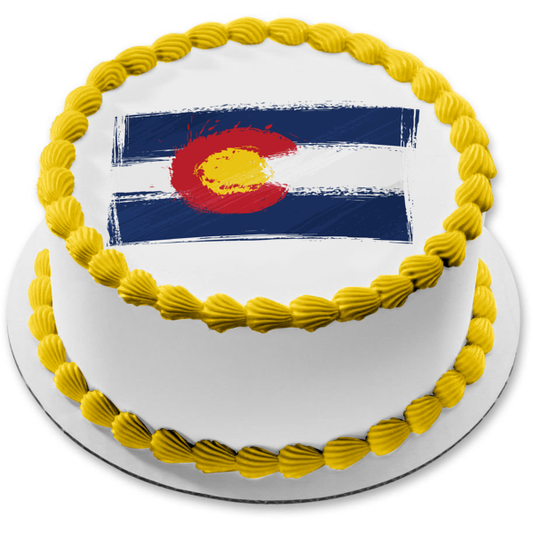 Imagen comestible para decoración de tarta del día de Colorado ABPID54149 