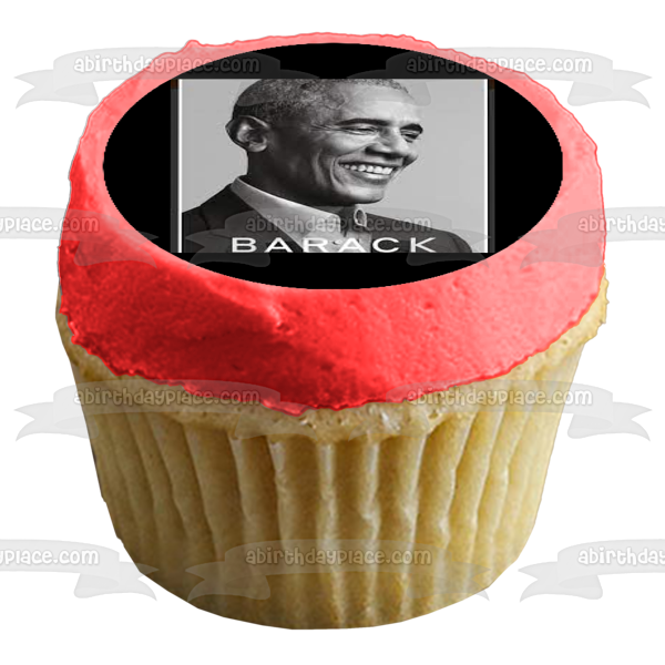Imagen comestible para decoración de tarta del día de Barak Obama ABPID54153 