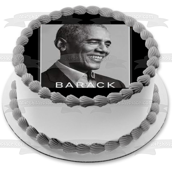 Imagen comestible para decoración de tarta del día de Barak Obama ABPID54153 