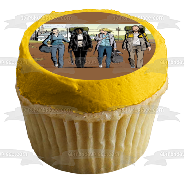 Y: El último hombre Beth Brown Hero Brown Agent 355 Yorick Brown Ampersand Adorno comestible para tarta Imagen ABPID54399 