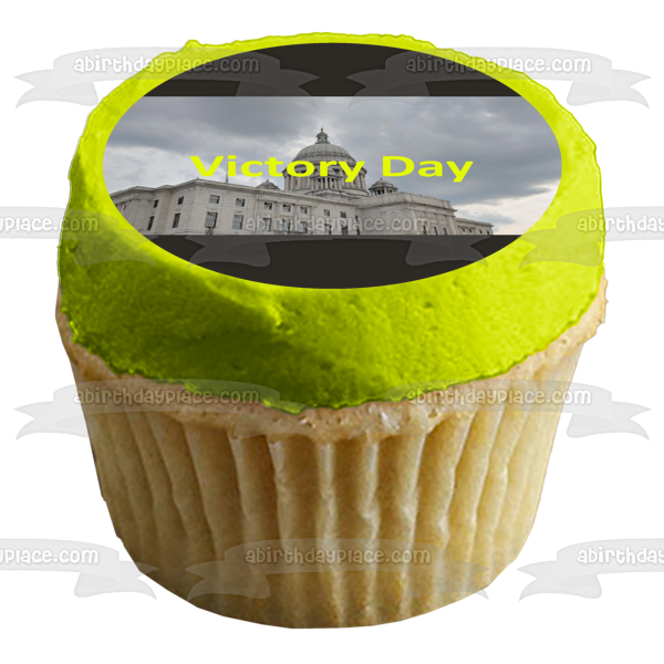 Victory Day Edible Cake Topper Image ABPID54161