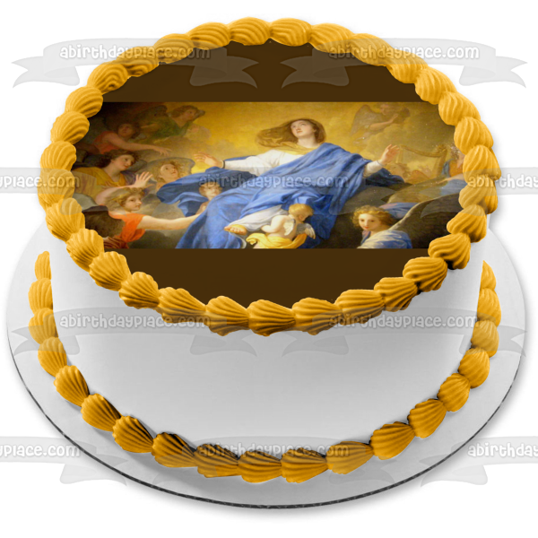 Assumption of Mary Edible Cake Topper Image ABPID54166