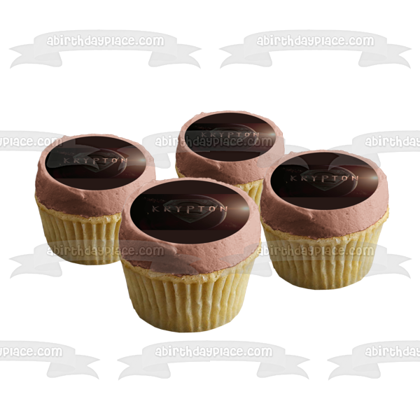 Krypton Superman's Logo Edible Cake Topper Image ABPID54417