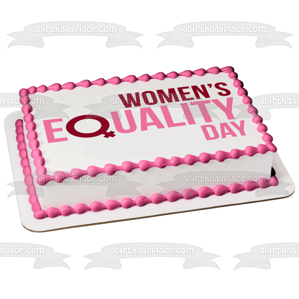 Women's Equality Day Edible Cake Topper Image ABPID54182