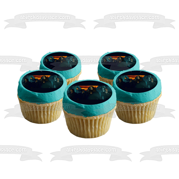 The Walking Dead Maggie Daryl Negan Father Gabriel Edible Cake Topper Image ABPID54429