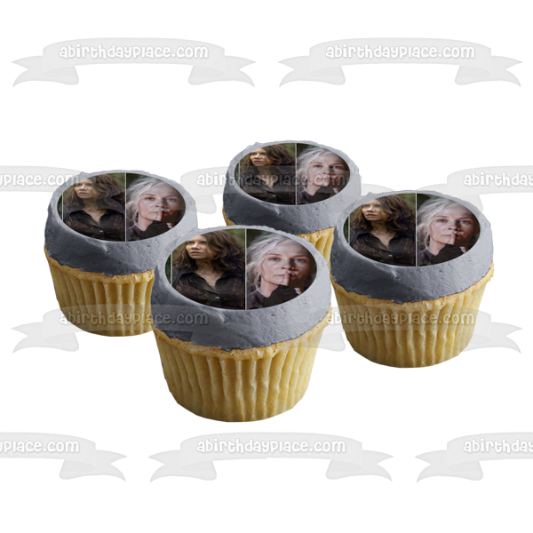 The Walking Dead Negan Maggie Carol Daryl Edible Cake Topper Image ABPID54431