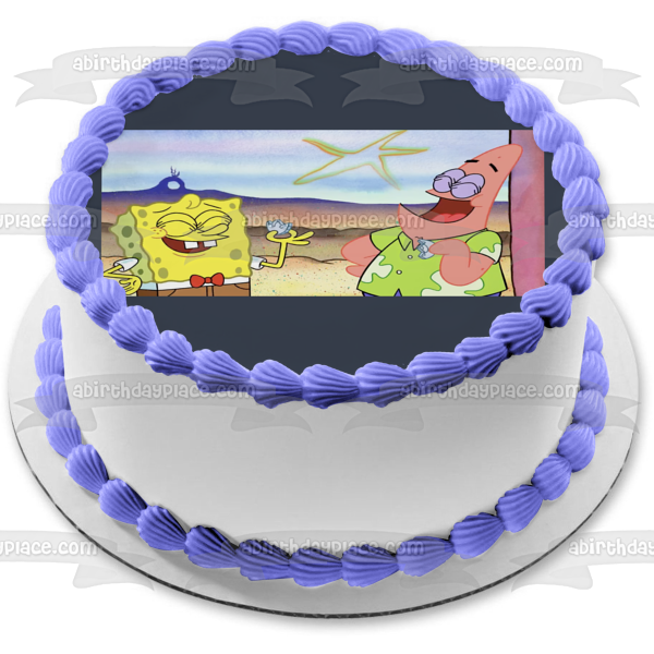 The Patrick Star Show SpongeBob SquarePants Edible Cake Topper Image ABPID54512