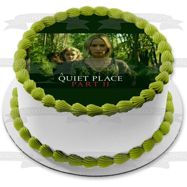 A Quiet Place Part II Evelyn Regan Marcus Edible Cake Topper Image ABPID54481