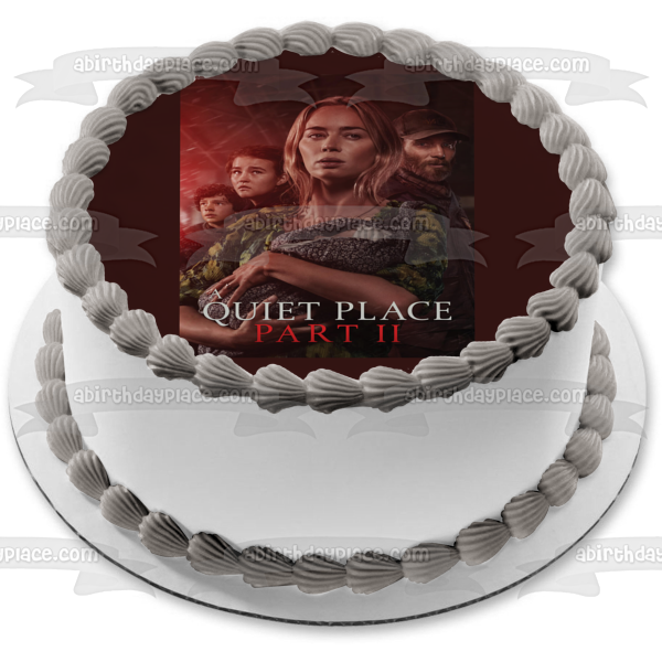 A Quiet Place Part II Evelyn the Baby Regan Marcus Emmet Edible Cake Topper Image ABPID54482