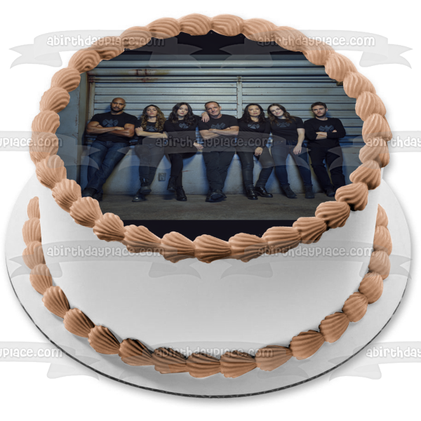 Agents of S.H.I.E.L.D. Ruby Jemma Melinda Phil Grant Daisy Edible Cake Topper Image ABPID54487