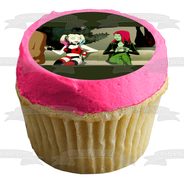 Harley Quinn TV Series Poison Ivy Edible Cake Topper Image ABPID54492
