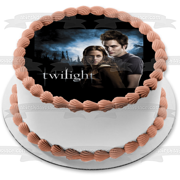 Twilight Edward Bella Edible Cake Topper Image ABPID54545