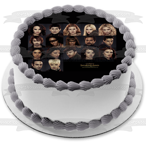 The Twilight Saga: Breaking Dawn Part 2 Vladimir Irina Benjamin Tia Zafrina Edible Cake Topper Image ABPID54578