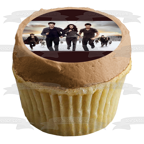 The Twilight Saga: Breaking Dawn Part 2 Bella Jacob Edward Edible Cake Topper Image ABPID54593