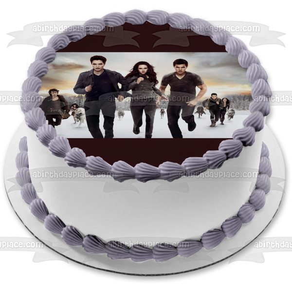 The Twilight Saga: Breaking Dawn Part 2 Bella Jacob Edward Edible Cake Topper Image ABPID54593