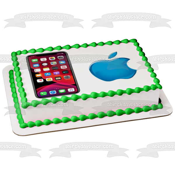 Apple I Phone Edible Cake Topper Image ABPID56551 – A Birthday Place Apple I Phone Edible Cake Topper Image ABPID56551 – A Birthday Place