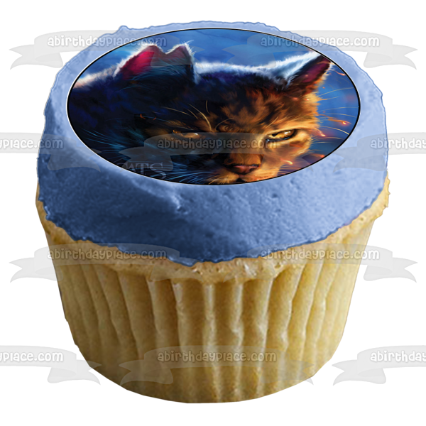 Warrior Cats Firestar Moonrise Twilight and Tiger Star Edible Cupcake Topper Images ABPID56596