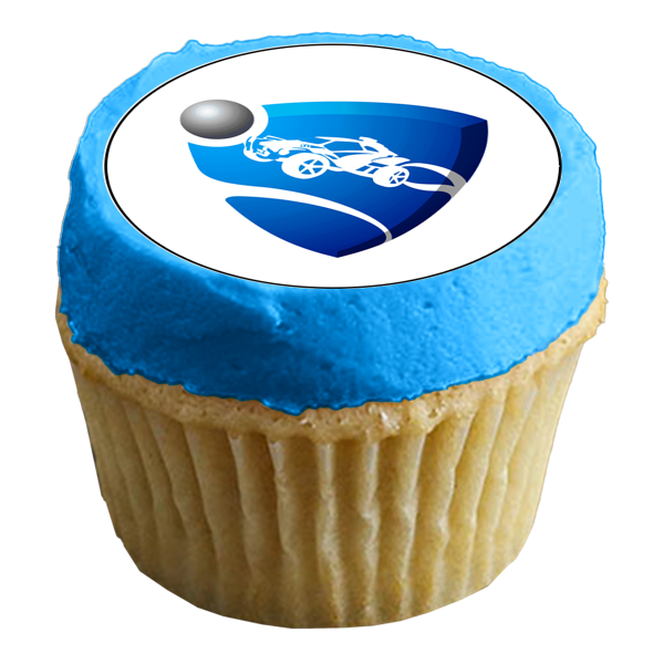 Rocket League Cars and Logo Edible Cupcake Topper Images ABPID56593