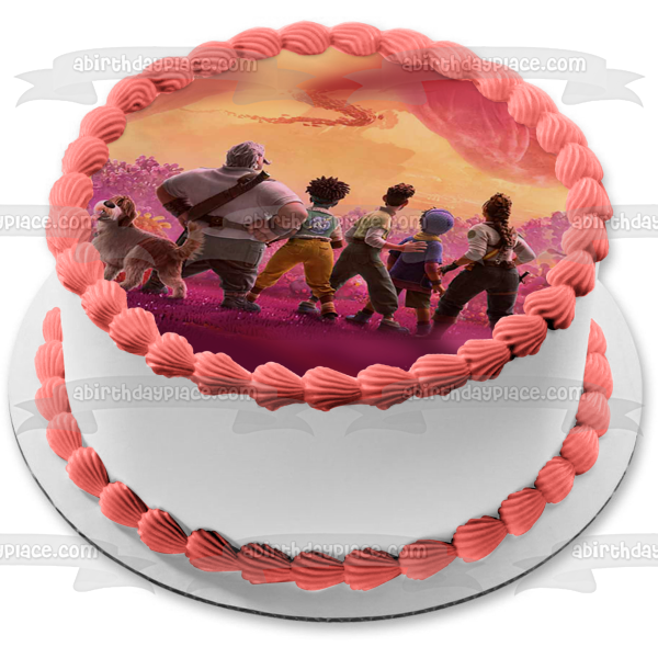 Strange World Family Searcher Clade Ethan Clade Meridian Clade Jaeger Clade Castillo and Mal Edible Cake Topper Image ABPID56641