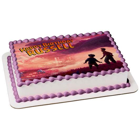 Strange World Searcher Clade Ethan Pink Landscape Edible Cake Topper Image ABPID56640