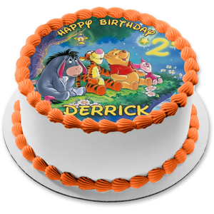 Winnie the Pooh and Friends Stargazing Eeyore Piglet and Tigger Edible – A  Birthday Place